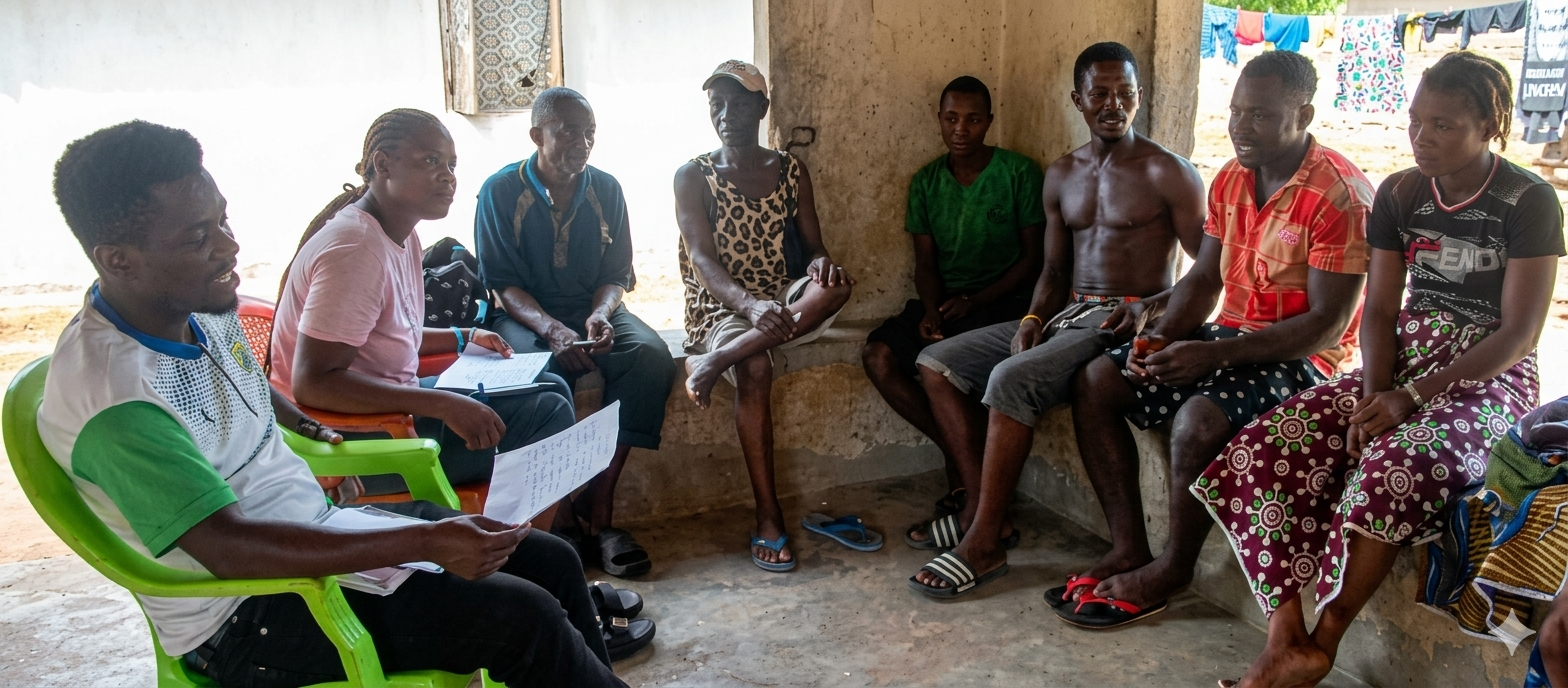 Focus group discussion facilitated during field research